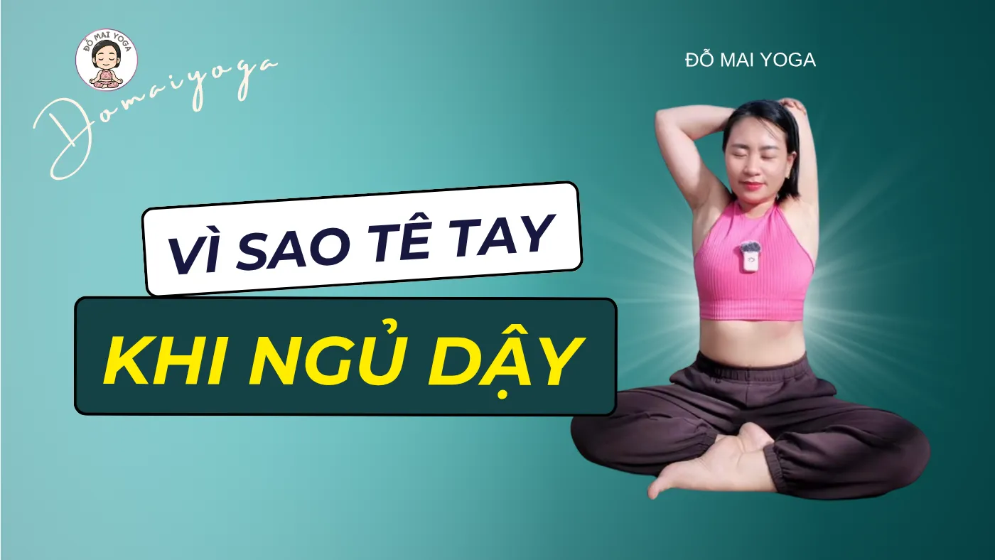Sáng ngủ dậy tê tay, cầm đồ không chắc: có phải do cổ vai gáy?