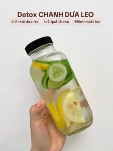 6 công thức detox thanh lọc cơ thể đào thải mỡ thừa